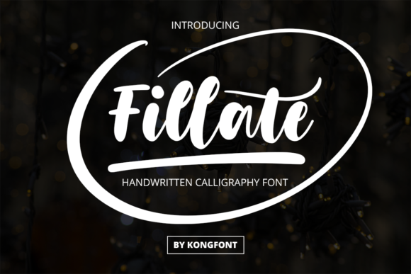 Discover Fillate: A Playful Handwritten Script for Modern Designs