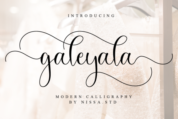 Discover Galeyala: A Handwritten Font for Elegant Design
