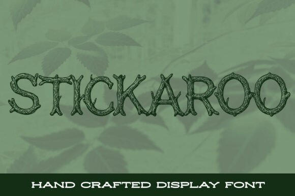 Discover Stickaroo: The Playful Hand-Crafted Decorative Font