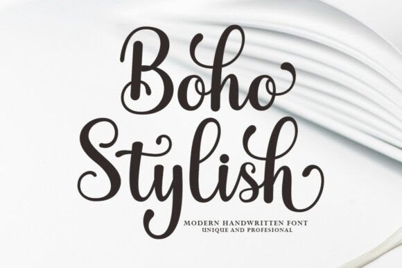 Discover the Bohemian Elegance of the Boho Stylish Font