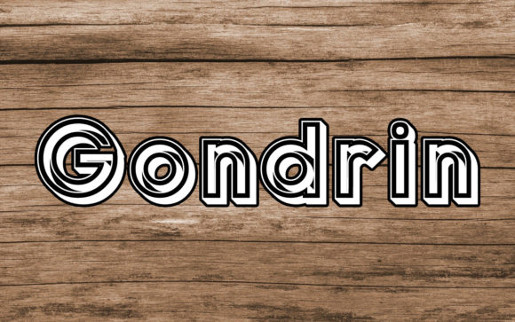 Gondrin: A Modern Display Typeface for Bold Projects
