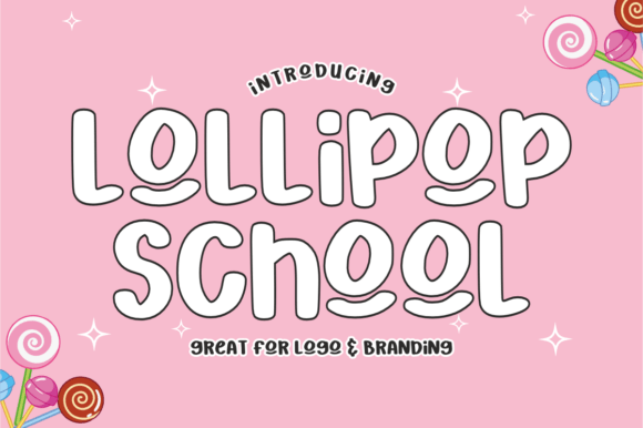 Lollipop School: A Sweet Display Font for Playful Designs