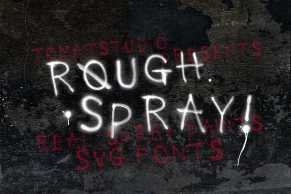 Rough Spray: The Gritty Display Font for Edgy Design