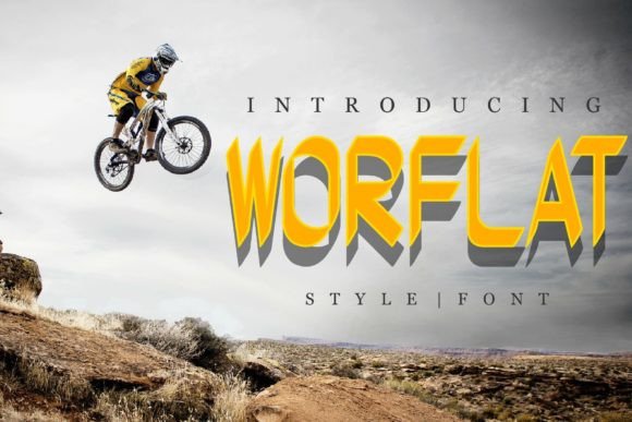 Worflat: A Playful Handwritten Font for Modern Designs